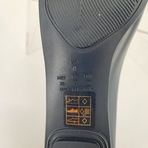 Jack Rogers Women’s Jelly Millie Blue Moccasin Slip On Flats Shoes Size 8US - Picture 8 of 9